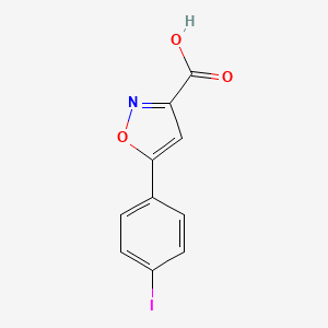 5-(4-Iodophenyl)isoxazole-3-carboxylic Acid