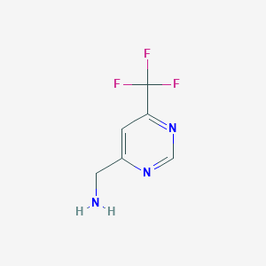 [6-(Trifluoromethyl)pyrimidin-4-yl]methanamine