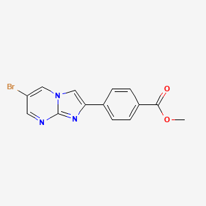 Methyl 4-(6-bromoimidazo[1,2-a]pyrimidin-2-yl)benzoate