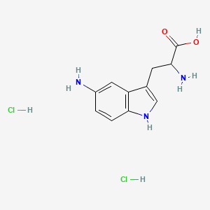 2-Amino-3-(5-amino-1H-indol-3-yl)propanoic acid dihydrochloride