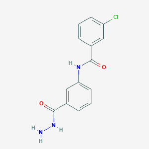 3-chloro-N-[3-(hydrazinocarbonyl)phenyl]benzamide