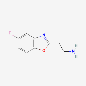 2-(5-Fluoro-1,3-benzoxazol-2-yl)ethanamine