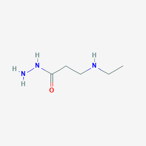 molecular formula C5H13N3O B1292991 3-(Ethylamino)propanohydrazide CAS No. 1071369-04-4