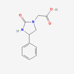 2-(2-Oxo-4-phenylimidazolidin-1-yl)acetic acid