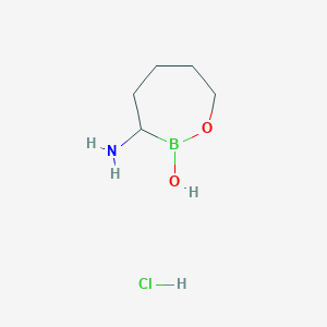 3-Amino-1,2-oxaborepan-2-ol hydrochloride