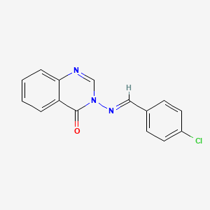 3-((4-Chlorobenzylidene)amino)quinazolin-4(3H)-one