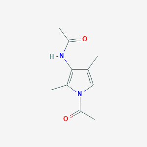 N-(1-Acetyl-2,4-dimethyl-1H-pyrrol-3-yl)acetamide