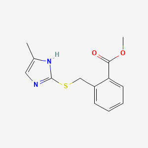 Methyl 2-{[(5-methyl-1H-imidazol-2-yl)sulfanyl]methyl}benzoate