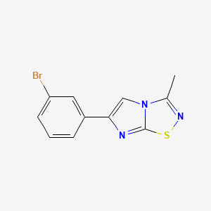 6-(3-Bromophenyl)-3-methylimidazo[1,2-d][1,2,4]thiadiazole