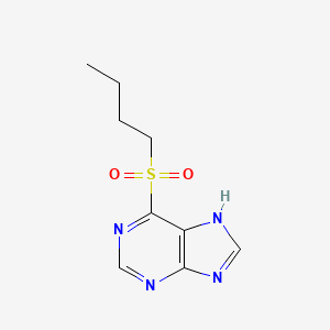 Purine, 6-(butylsulfonyl)-