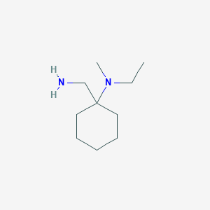 molecular formula C10H22N2 B1293012 1-(氨甲基)-N-乙基-N-甲基环己胺 CAS No. 363626-93-1