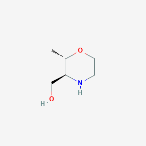 ((2S,3S)-2-Methylmorpholin-3-yl)methanol