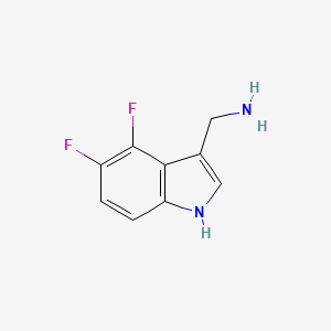 (4,5-Difluoro-1H-indol-3-yl)methanamine