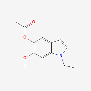 1-Ethyl-6-methoxy-1H-indol-5-yl acetate