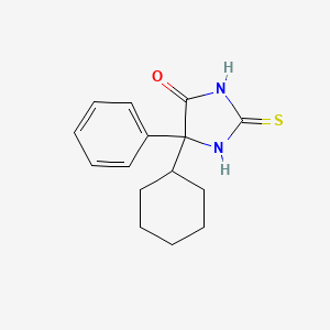 5-Cyclohexyl-5-phenyl-2-sulfanylideneimidazolidin-4-one