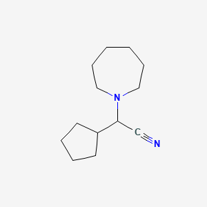 B1293024 Azepan-1-yl(cyclopentyl)acetonitrile CAS No. 1119449-72-7