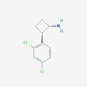 (1S,2S)-2-(2,4-Dichlorophenyl)cyclobutan-1-amine