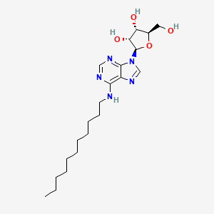 (2R,3S,4R,5R)-2-(hydroxymethyl)-5-[6-(undecylamino)purin-9-yl]oxolane-3,4-diol