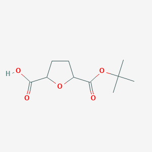 5-(tert-Butoxycarbonyl)tetrahydrofuran-2-carboxylic acid