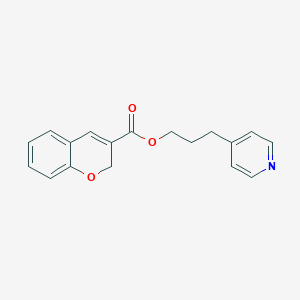 3-(Pyridin-4-yl)propyl 2H-chromene-3-carboxylate