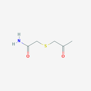 2-[(2-Oxopropyl)sulfanyl]acetamide