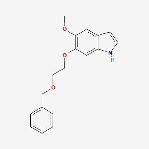 6-(2-(benzyloxy)ethoxy)-5-methoxy-1H-indole