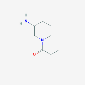 molecular formula C9H18N2O B1293037 1-Isobutyrylpiperidin-3-amine CAS No. 1060817-46-0
