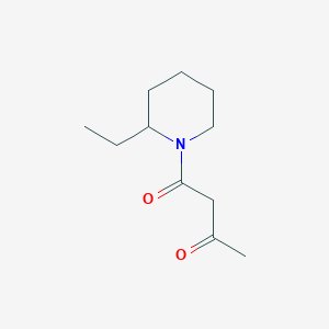 molecular formula C11H19NO2 B1293038 4-(2-Ethylpiperidin-1-yl)-4-oxobutan-2-one CAS No. 915923-74-9