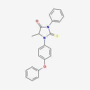 4-Imidazolidinone, 5-methyl-1-(4-phenoxyphenyl)-3-phenyl-2-thioxo-