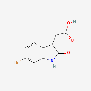 2-(6-Bromo-2-oxoindolin-3-yl)acetic acid