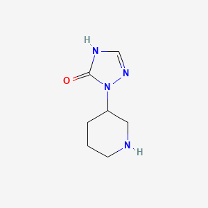 2-(Piperidin-3-yl)-1,2-dihydro-3H-1,2,4-triazol-3-one