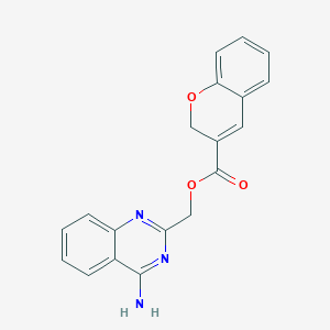 (4-aminoquinazolin-2-yl)methyl 2H-chromene-3-carboxylate