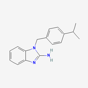 1-{[4-(Propan-2-yl)phenyl]methyl}-1H-benzimidazol-2-amine