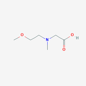 [(2-Methoxyethyl)(methyl)amino]acetic acid