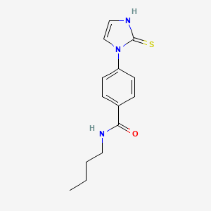 N-butyl-4-(2-thioxo-2,3-dihydro-1H-imidazol-1-yl)benzamide