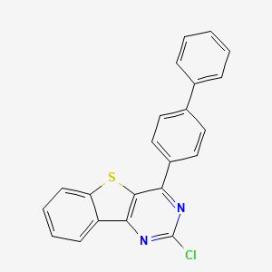 4-([1,1'-Biphenyl]-4-yl)-2-chlorobenzo[4,5]thieno[3,2-d]pyrimidine