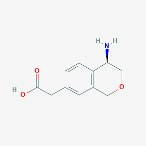 (R)-2-(4-Aminoisochroman-7-yl)acetic acid