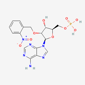 2'-O-[(2-Nitrophenyl)methyl]adenosine 5'-(dihydrogen phosphate)