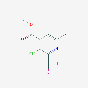 Methyl 3-chloro-6-methyl-2-(trifluoromethyl)isonicotinate