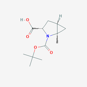 Rel-(1R,3S,5S)-2-(tert-butoxycarbonyl)-1-methyl-2-azabicyclo[3.1.0]hexane-3-carboxylic acid