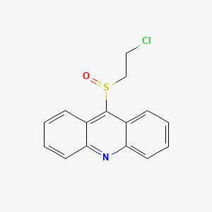 9-(2-Chloroethylsulfinyl)acridine