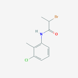 molecular formula C10H11BrClNO B1293058 2-bromo-N-(3-chloro-2-methylphenyl)propanamide CAS No. 127091-53-6
