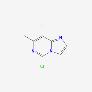 5-Chloro-8-iodo-7-methylimidazo[1,2-c]pyrimidine