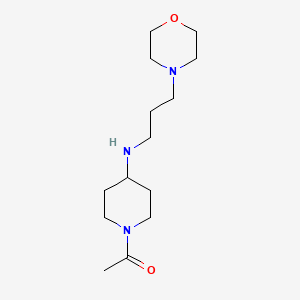 molecular formula C14H27N3O2 B1293067 1-acetyl-N-(3-morpholin-4-ylpropyl)piperidin-4-amine CAS No. 1119450-06-4