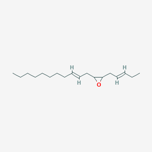 2-(Pent-2-EN-1-YL)-3-(undec-2-EN-1-YL)oxirane