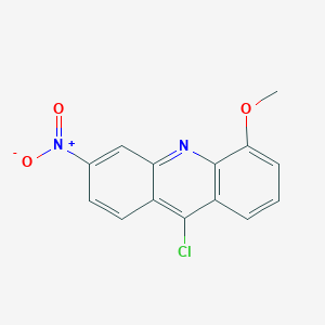 molecular formula C14H9ClN2O3 B12930725 9-Chloro-5-methoxy-3-nitroacridine CAS No. 1744-99-6