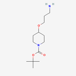 Tert-butyl 4-(3-aminopropoxy)piperidine-1-carboxylate