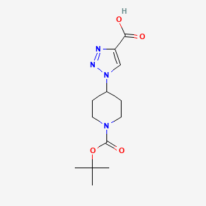 1-[1-(tert-butoxycarbonyl)piperidin-4-yl]-1H-1,2,3-triazole-4-carboxylic acid
