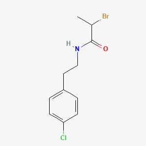 2-bromo-N-[2-(4-chlorophenyl)ethyl]propanamide