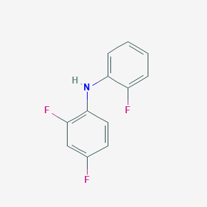 molecular formula C12H8F3N B12930898 2,4-Difluoro-N-(2-fluorophenyl)aniline CAS No. 823802-08-0